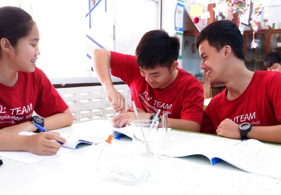 ภาพกิจกรรม โปรแกรมวิชาเคมี จัดอบรมเชิงปฏิบัติการการทำโครงงานทางเคมี