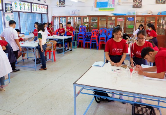 ภาพกิจกรรม โปรแกรมวิชาเคมี จัดอบรมเชิงปฏิบัติการการทำโครงงานทางเคมี