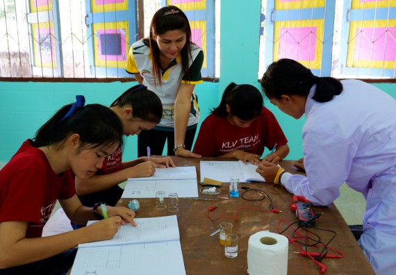 ภาพกิจกรรม โปรแกรมวิชาเคมี จัดอบรมเชิงปฏิบัติการการทำโครงงานทางเคมี