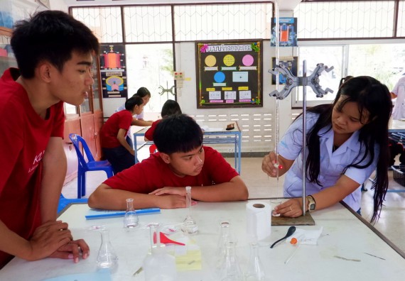 ภาพกิจกรรม โปรแกรมวิชาเคมี จัดอบรมเชิงปฏิบัติการการทำโครงงานทางเคมี