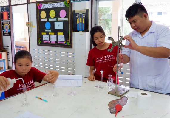 ภาพกิจกรรม โปรแกรมวิชาเคมี จัดอบรมเชิงปฏิบัติการการทำโครงงานทางเคมี