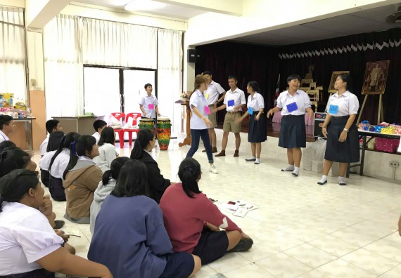 ภาพกิจกรรม โปรแกรมวิชาวิทยาศาสตร์และเทคโนโลยีการอาหาร จัดกิจกรรมประชาสัมพันธ์หลักสูตรวิทยาศาสตร์และเทคโนโลยีการอาหาร