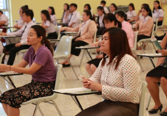 ภาพกิจกรรม คณะวิทยาศาสตร์และเทคโนโลยี จัดโครงการพัฒนาทักษะภาษาอังกฤษสำหรับนักศึกษาคณะวิทยาศาสตร์และเทคโนโลยี