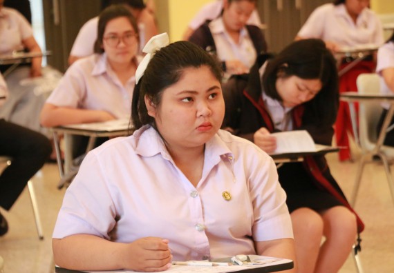 ภาพกิจกรรม คณะวิทยาศาสตร์และเทคโนโลยี จัดโครงการพัฒนาทักษะภาษาอังกฤษสำหรับนักศึกษาคณะวิทยาศาสตร์และเทคโนโลยี