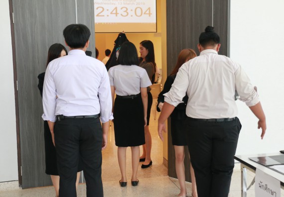 ภาพกิจกรรม คณะวิทยาศาสตร์และเทคโนโลยี จัดกิจกรรมพัฒนาทักษะด้านภาษาอังกฤษสำหรับนักศึกษาคณะวิทยาศาสตร์และเทคโนโลยี (สอบ TOEIC)