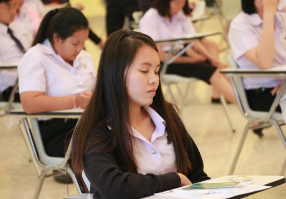 ภาพกิจกรรม คณะวิทยาศาสตร์และเทคโนโลยี จัดกิจกรรมพัฒนาทักษะด้านภาษาอังกฤษสำหรับนักศึกษาคณะวิทยาศาสตร์และเทคโนโลยี (สอบ TOEIC)