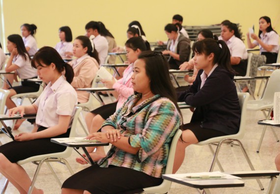 ภาพกิจกรรม คณะวิทยาศาสตร์และเทคโนโลยี จัดกิจกรรมพัฒนาทักษะด้านภาษาอังกฤษสำหรับนักศึกษาคณะวิทยาศาสตร์และเทคโนโลยี (สอบ TOEIC)