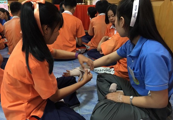 ภาพกิจกรรม โปรแกรมวิชาสาธารณสุขศาสตร์ จัดกิจกรรมบริการวิชาการด้านสุขภาพ ตามโครงการบริการวิขาการด้านสุขภาพแก่ชุมชน