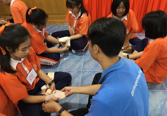 ภาพกิจกรรม โปรแกรมวิชาสาธารณสุขศาสตร์ จัดกิจกรรมบริการวิชาการด้านสุขภาพ ตามโครงการบริการวิขาการด้านสุขภาพแก่ชุมชน