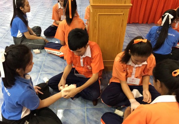 ภาพกิจกรรม โปรแกรมวิชาสาธารณสุขศาสตร์ จัดกิจกรรมบริการวิชาการด้านสุขภาพ ตามโครงการบริการวิขาการด้านสุขภาพแก่ชุมชน