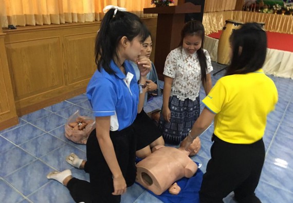 ภาพกิจกรรม โปรแกรมวิชาสาธารณสุขศาสตร์ จัดกิจกรรมบริการวิชาการด้านสุขภาพ ตามโครงการบริการวิขาการด้านสุขภาพแก่ชุมชน