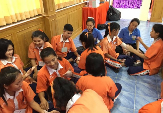 ภาพกิจกรรม โปรแกรมวิชาสาธารณสุขศาสตร์ จัดกิจกรรมปฐมพยาบาลเบื้องต้น