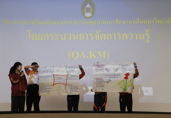 ภาพกิจกรรม กองพัฒนานักศึกษา จัดโครงการส่งเสริมสนบสนุนการประกันคุณภาพการศึกษา โดยกระบวนการจัดการความรู้ (QA.KM)