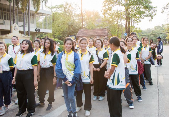 ภาพกิจกรรม สโมสรนักศึกษาคณะวิทยาศาสตร์และเทคโนโลยี จัดโครงการกีฬาสานสัมพันธ์น้องพี่ คณะวิทยาศาสตร์และเทคโนโลยี