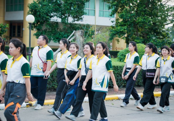 ภาพกิจกรรม สโมสรนักศึกษาคณะวิทยาศาสตร์และเทคโนโลยี จัดโครงการกีฬาสานสัมพันธ์น้องพี่ คณะวิทยาศาสตร์และเทคโนโลยี