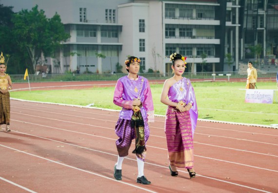 ภาพกิจกรรม สโมสรนักศึกษาคณะวิทยาศาสตร์และเทคโนโลยี จัดโครงการกีฬาสานสัมพันธ์น้องพี่ คณะวิทยาศาสตร์และเทคโนโลยี