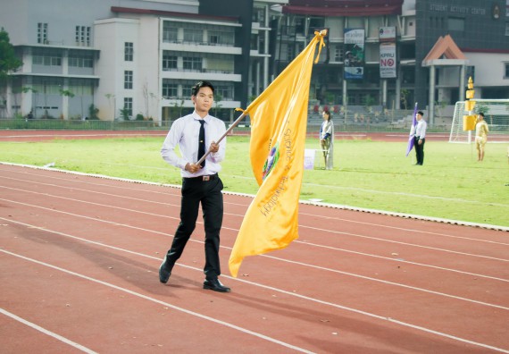 ภาพกิจกรรม สโมสรนักศึกษาคณะวิทยาศาสตร์และเทคโนโลยี จัดโครงการกีฬาสานสัมพันธ์น้องพี่ คณะวิทยาศาสตร์และเทคโนโลยี