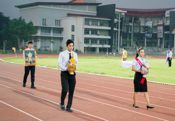 ภาพกิจกรรม สโมสรนักศึกษาคณะวิทยาศาสตร์และเทคโนโลยี จัดโครงการกีฬาสานสัมพันธ์น้องพี่ คณะวิทยาศาสตร์และเทคโนโลยี