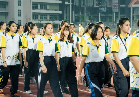 ภาพกิจกรรม สโมสรนักศึกษาคณะวิทยาศาสตร์และเทคโนโลยี จัดโครงการกีฬาสานสัมพันธ์น้องพี่ คณะวิทยาศาสตร์และเทคโนโลยี