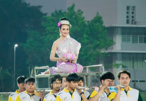 ภาพกิจกรรม สโมสรนักศึกษาคณะวิทยาศาสตร์และเทคโนโลยี จัดโครงการกีฬาสานสัมพันธ์น้องพี่ คณะวิทยาศาสตร์และเทคโนโลยี