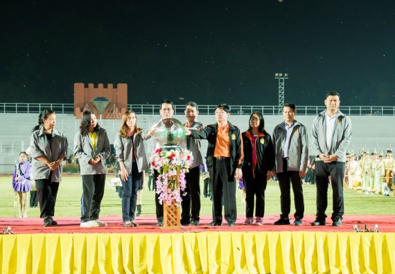 ภาพกิจกรรม สโมสรนักศึกษาคณะวิทยาศาสตร์และเทคโนโลยี จัดโครงการกีฬาสานสัมพันธ์น้องพี่ คณะวิทยาศาสตร์และเทคโนโลยี