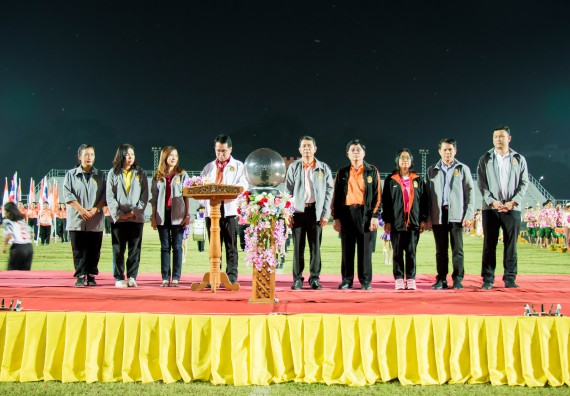 ภาพกิจกรรม สโมสรนักศึกษาคณะวิทยาศาสตร์และเทคโนโลยี จัดโครงการกีฬาสานสัมพันธ์น้องพี่ คณะวิทยาศาสตร์และเทคโนโลยี