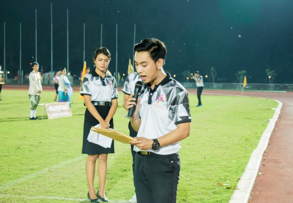 ภาพกิจกรรม สโมสรนักศึกษาคณะวิทยาศาสตร์และเทคโนโลยี จัดโครงการกีฬาสานสัมพันธ์น้องพี่ คณะวิทยาศาสตร์และเทคโนโลยี