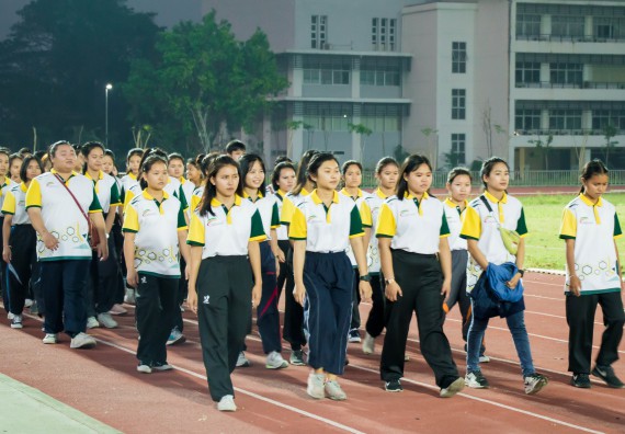 ภาพกิจกรรม สโมสรนักศึกษาคณะวิทยาศาสตร์และเทคโนโลยี จัดโครงการกีฬาสานสัมพันธ์น้องพี่ คณะวิทยาศาสตร์และเทคโนโลยี