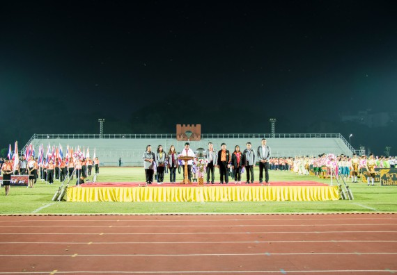 ภาพกิจกรรม สโมสรนักศึกษาคณะวิทยาศาสตร์และเทคโนโลยี จัดโครงการกีฬาสานสัมพันธ์น้องพี่ คณะวิทยาศาสตร์และเทคโนโลยี