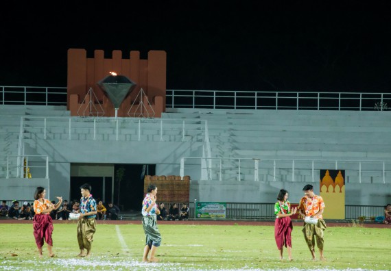 ภาพกิจกรรม สโมสรนักศึกษาคณะวิทยาศาสตร์และเทคโนโลยี จัดโครงการกีฬาสานสัมพันธ์น้องพี่ คณะวิทยาศาสตร์และเทคโนโลยี