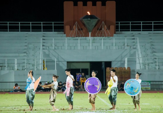 ภาพกิจกรรม สโมสรนักศึกษาคณะวิทยาศาสตร์และเทคโนโลยี จัดโครงการกีฬาสานสัมพันธ์น้องพี่ คณะวิทยาศาสตร์และเทคโนโลยี