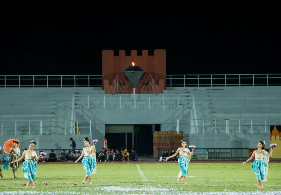 ภาพกิจกรรม สโมสรนักศึกษาคณะวิทยาศาสตร์และเทคโนโลยี จัดโครงการกีฬาสานสัมพันธ์น้องพี่ คณะวิทยาศาสตร์และเทคโนโลยี