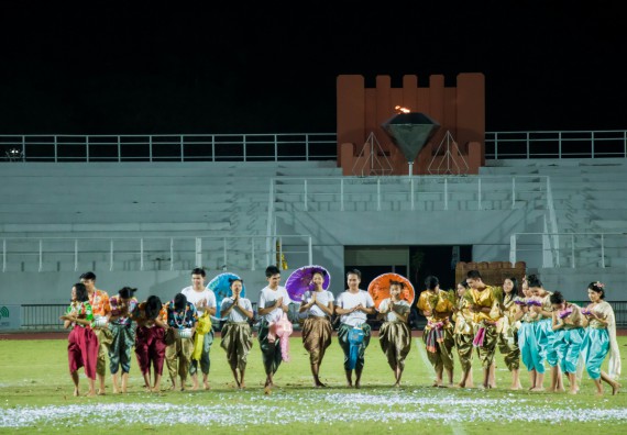 ภาพกิจกรรม สโมสรนักศึกษาคณะวิทยาศาสตร์และเทคโนโลยี จัดโครงการกีฬาสานสัมพันธ์น้องพี่ คณะวิทยาศาสตร์และเทคโนโลยี