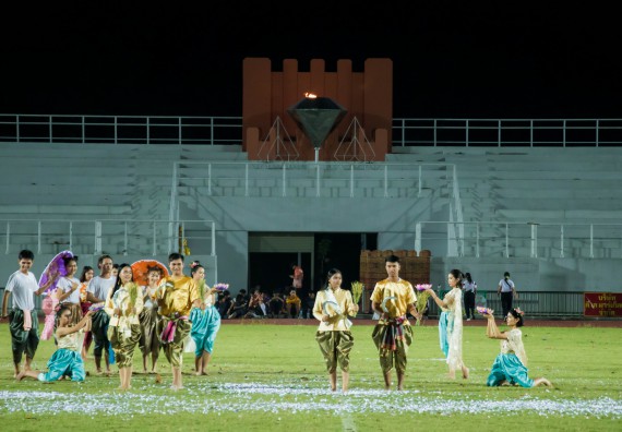 ภาพกิจกรรม สโมสรนักศึกษาคณะวิทยาศาสตร์และเทคโนโลยี จัดโครงการกีฬาสานสัมพันธ์น้องพี่ คณะวิทยาศาสตร์และเทคโนโลยี