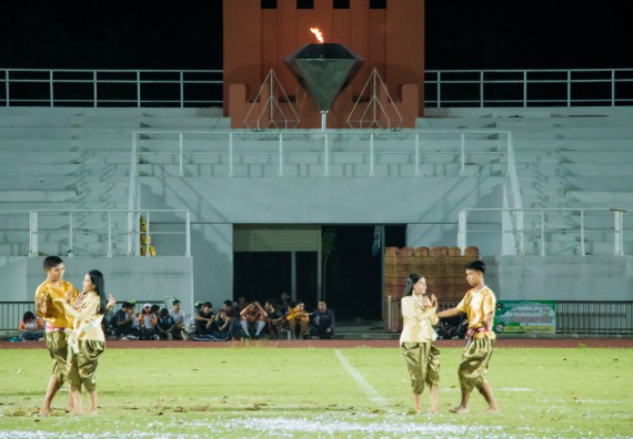 ภาพกิจกรรม สโมสรนักศึกษาคณะวิทยาศาสตร์และเทคโนโลยี จัดโครงการกีฬาสานสัมพันธ์น้องพี่ คณะวิทยาศาสตร์และเทคโนโลยี