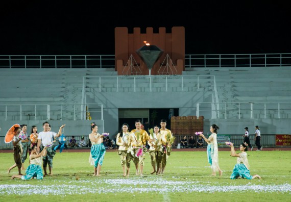 ภาพกิจกรรม สโมสรนักศึกษาคณะวิทยาศาสตร์และเทคโนโลยี จัดโครงการกีฬาสานสัมพันธ์น้องพี่ คณะวิทยาศาสตร์และเทคโนโลยี