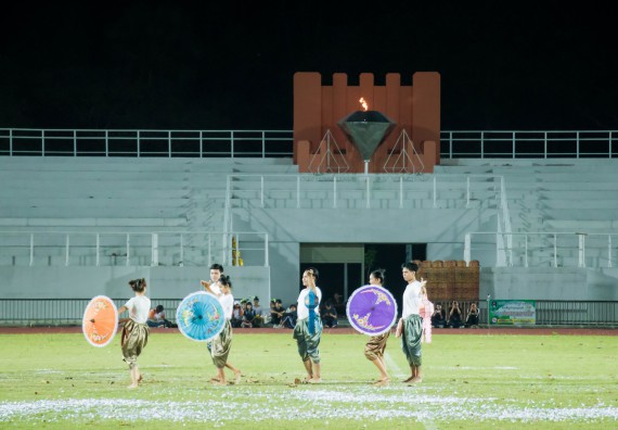 ภาพกิจกรรม สโมสรนักศึกษาคณะวิทยาศาสตร์และเทคโนโลยี จัดโครงการกีฬาสานสัมพันธ์น้องพี่ คณะวิทยาศาสตร์และเทคโนโลยี