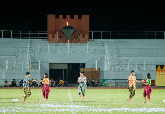 ภาพกิจกรรม สโมสรนักศึกษาคณะวิทยาศาสตร์และเทคโนโลยี จัดโครงการกีฬาสานสัมพันธ์น้องพี่ คณะวิทยาศาสตร์และเทคโนโลยี