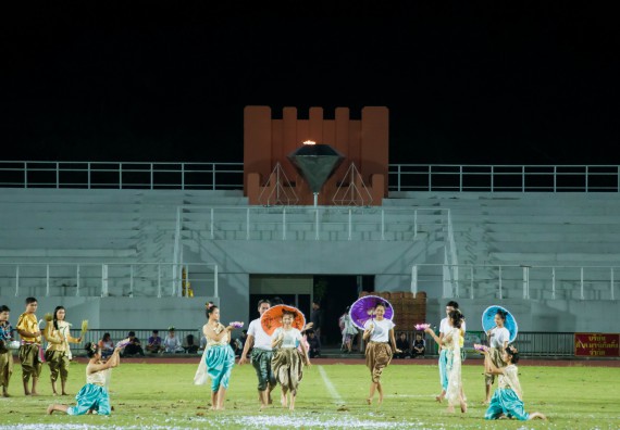 ภาพกิจกรรม สโมสรนักศึกษาคณะวิทยาศาสตร์และเทคโนโลยี จัดโครงการกีฬาสานสัมพันธ์น้องพี่ คณะวิทยาศาสตร์และเทคโนโลยี