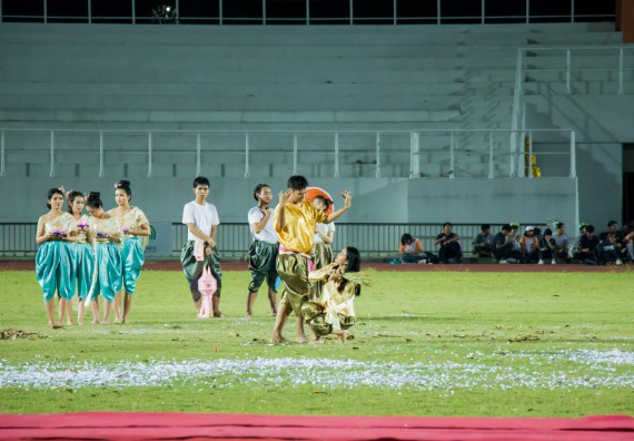ภาพกิจกรรม สโมสรนักศึกษาคณะวิทยาศาสตร์และเทคโนโลยี จัดโครงการกีฬาสานสัมพันธ์น้องพี่ คณะวิทยาศาสตร์และเทคโนโลยี