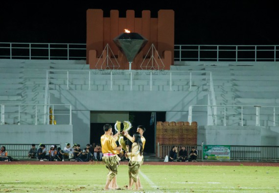 ภาพกิจกรรม สโมสรนักศึกษาคณะวิทยาศาสตร์และเทคโนโลยี จัดโครงการกีฬาสานสัมพันธ์น้องพี่ คณะวิทยาศาสตร์และเทคโนโลยี