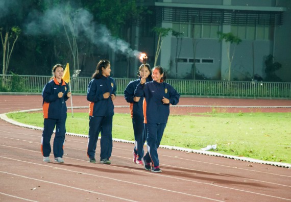 ภาพกิจกรรม สโมสรนักศึกษาคณะวิทยาศาสตร์และเทคโนโลยี จัดโครงการกีฬาสานสัมพันธ์น้องพี่ คณะวิทยาศาสตร์และเทคโนโลยี