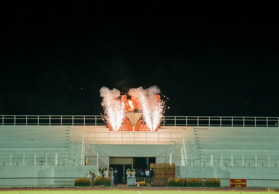 ภาพกิจกรรม สโมสรนักศึกษาคณะวิทยาศาสตร์และเทคโนโลยี จัดโครงการกีฬาสานสัมพันธ์น้องพี่ คณะวิทยาศาสตร์และเทคโนโลยี