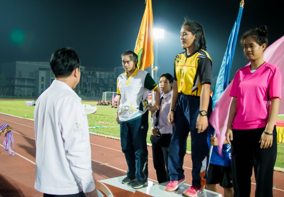 ภาพกิจกรรม สโมสรนักศึกษาคณะวิทยาศาสตร์และเทคโนโลยี จัดโครงการกีฬาสานสัมพันธ์น้องพี่ คณะวิทยาศาสตร์และเทคโนโลยี