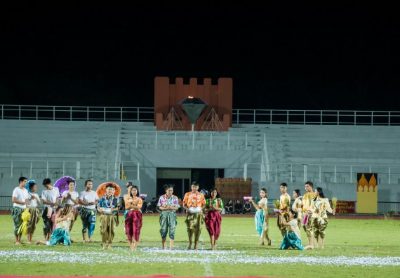 ภาพกิจกรรม สโมสรนักศึกษาคณะวิทยาศาสตร์และเทคโนโลยี จัดโครงการกีฬาสานสัมพันธ์น้องพี่ คณะวิทยาศาสตร์และเทคโนโลยี