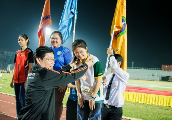 ภาพกิจกรรม สโมสรนักศึกษาคณะวิทยาศาสตร์และเทคโนโลยี จัดโครงการกีฬาสานสัมพันธ์น้องพี่ คณะวิทยาศาสตร์และเทคโนโลยี