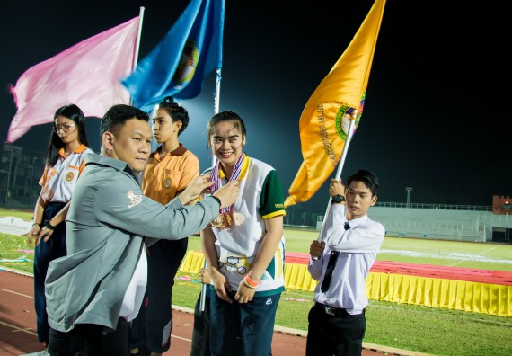 ภาพกิจกรรม สโมสรนักศึกษาคณะวิทยาศาสตร์และเทคโนโลยี จัดโครงการกีฬาสานสัมพันธ์น้องพี่ คณะวิทยาศาสตร์และเทคโนโลยี