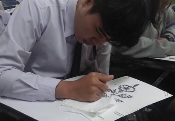 ภาพกิจกรรม โปรแกรมวิชาชีววิทยา	จัดกิจกรรมการอบรมวาดภาพทางวิทยาศาสตร์