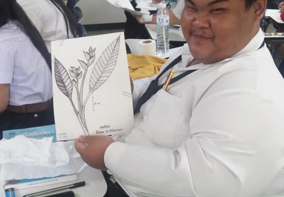 ภาพกิจกรรม โปรแกรมวิชาชีววิทยา	จัดกิจกรรมการอบรมวาดภาพทางวิทยาศาสตร์