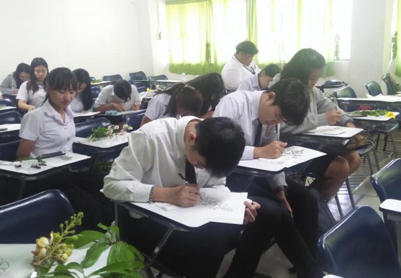 ภาพกิจกรรม โปรแกรมวิชาชีววิทยา	จัดกิจกรรมการอบรมวาดภาพทางวิทยาศาสตร์